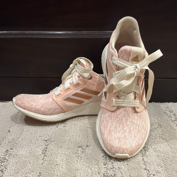 Adidas Women's Light Pink Sneakers - Picture 1 of 5